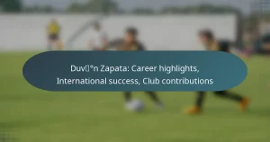 Duván Zapata: Career highlights, International success, Club contributions